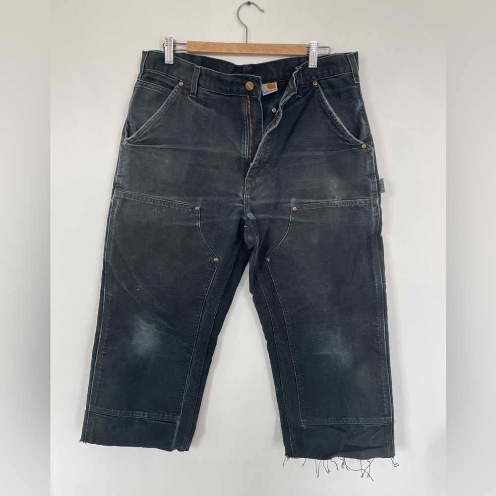 Men's car hart double-front utility work pants